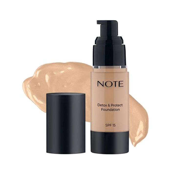 Note Detox and Protect Foundation - 8 Shades - 03# Medium Beige - 30ml