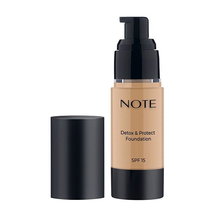 Note Detox and Protect Foundation - 8 Shades - 113# Honey Bronze - 30ml