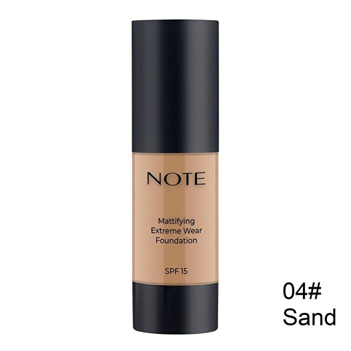 Note Mattifying Extreme Wear Foundation - 7 Shades - 107# Toffee - 30ml