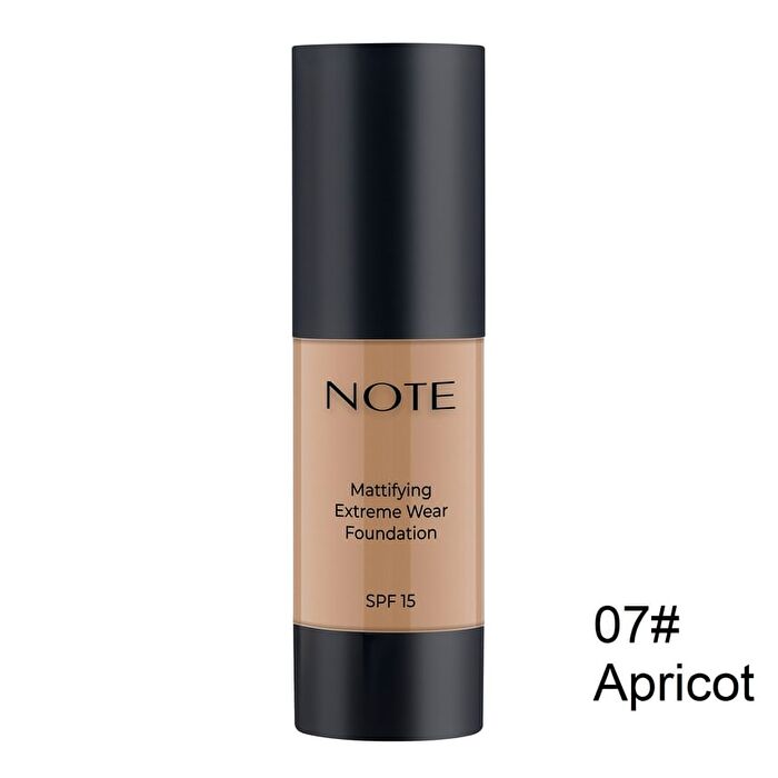 Note Mattifying Extreme Wear Foundation - 7 Shades - 107# Toffee - 30ml
