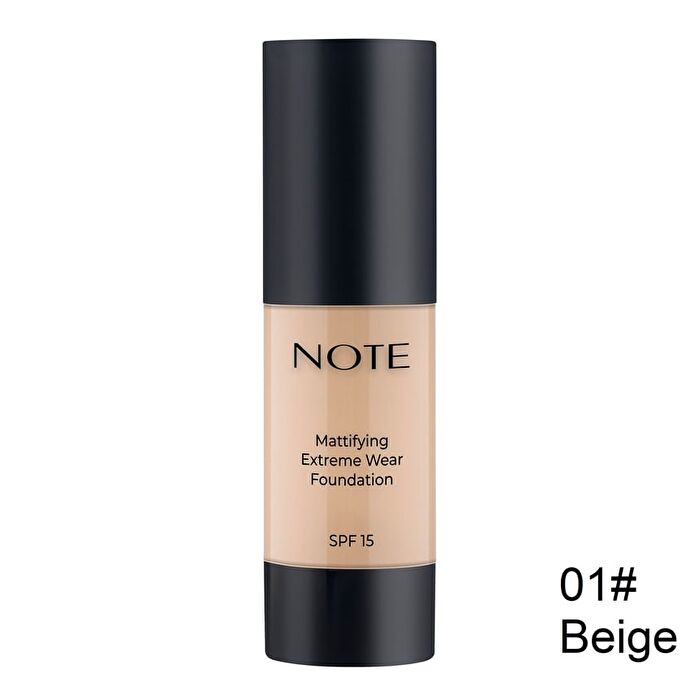 Note Mattifying Extreme Wear Foundation - 7 Shades - 107# Toffee - 30ml