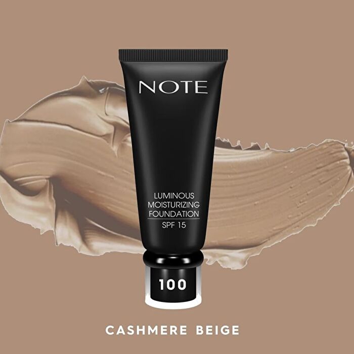 Note Luminous Moisturizing Foundation - 7 Shades - 01# Beige - 30ml
