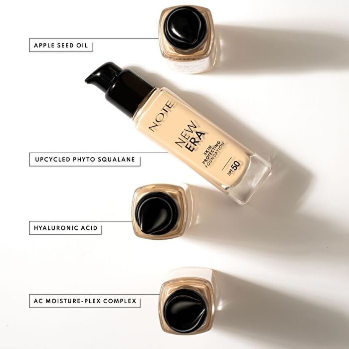 Note New Era Skin Protecting Foundation - 8 Shades - 100# - 30ml