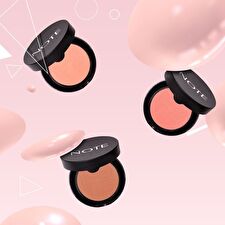 Note Luminous Silk Compact Blusher - 9 Colors - 01# Pinky Beach - 5g