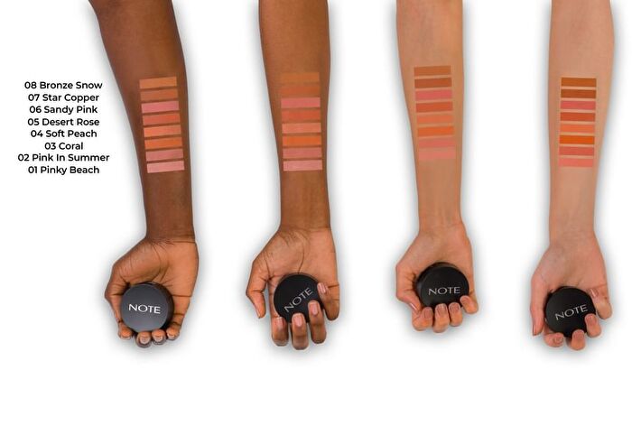 Luminous Silk Compact Blusher - 9 Colors - 03# Coral - 5g