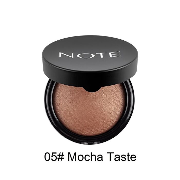 Note Baked Blusher - 6 Colors - 04# Deeply Bronze - 10g