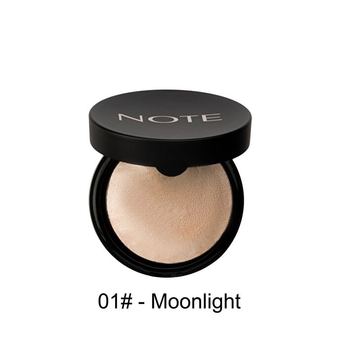 Baked Highlighter - 2 Colors - 01# Moonlight - 10g