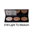Note Perfecting Contouring Powder Palette - 2 Types - 01# Light To Medium - 15g