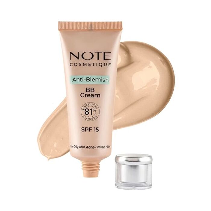 Note Anti-Blemish BB Cream - 5 Colors - 02# Light Beige - 30ml