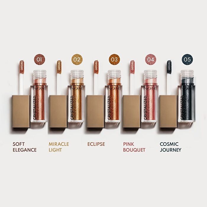 Note Crystalized Liquid Eyeshadow - 8 Colors - 04# Pink Bouquet - 4.5ml