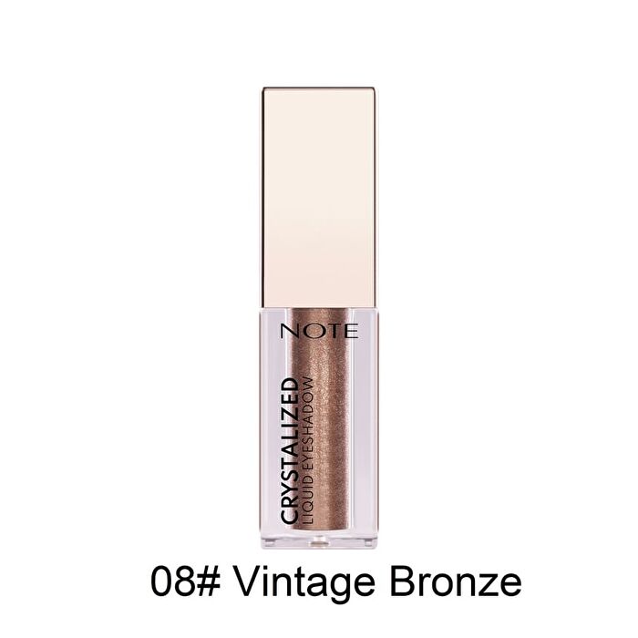 Note Crystalized Liquid Eyeshadow - 8 Colors - 08# Vintage Bronze - 4.5ml