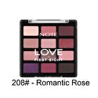 Note Love at First Sight Eyeshadow Palette - 4 Types - 208# Romantic Rose - 15.6g