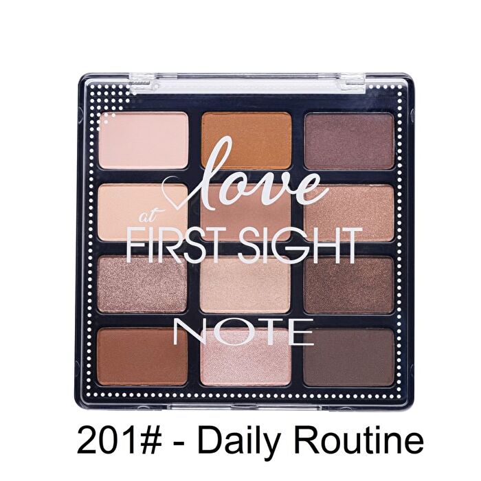Note Love at First Sight Eyeshadow Palette - 4 Types - 208# Romantic Rose - 15.6g