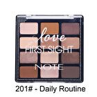 Note Love at First Sight Eyeshadow Palette - 4 Types - 208# Romantic Rose - 15.6g