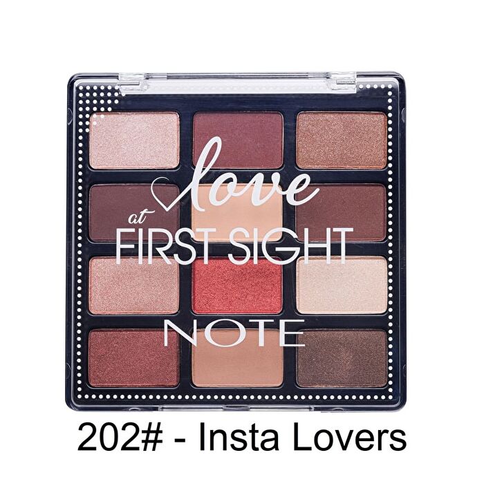 Note Love at First Sight Eyeshadow Palette - 4 Types - 209# Autumn Spice - 15.6g