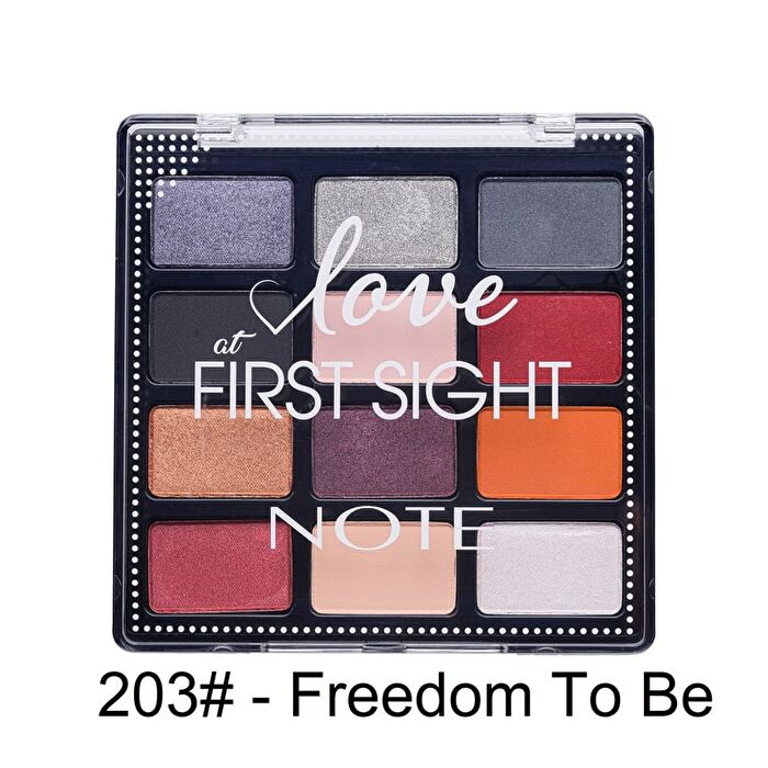 Note Love at First Sight Eyeshadow Palette - 4 Types - 209# Autumn Spice - 15.6g