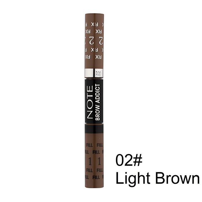 Note Brow Addict Tint & Shaping Gel - 4 Colors - 01# Dark Blonde - 10ml