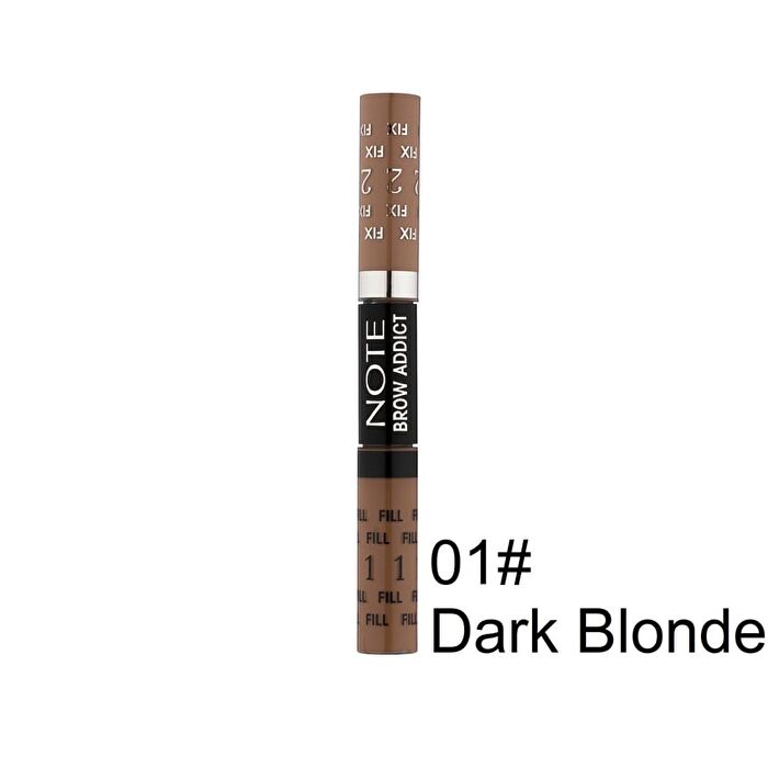 Note Brow Addict Tint & Shaping Gel - 4 Colors - 03# Dark Brown - 10ml
