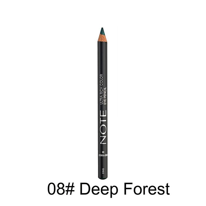 Note Ultra Rich Color Eye Pencil - 10 Colors - 08# Deep Forest - 1.1g