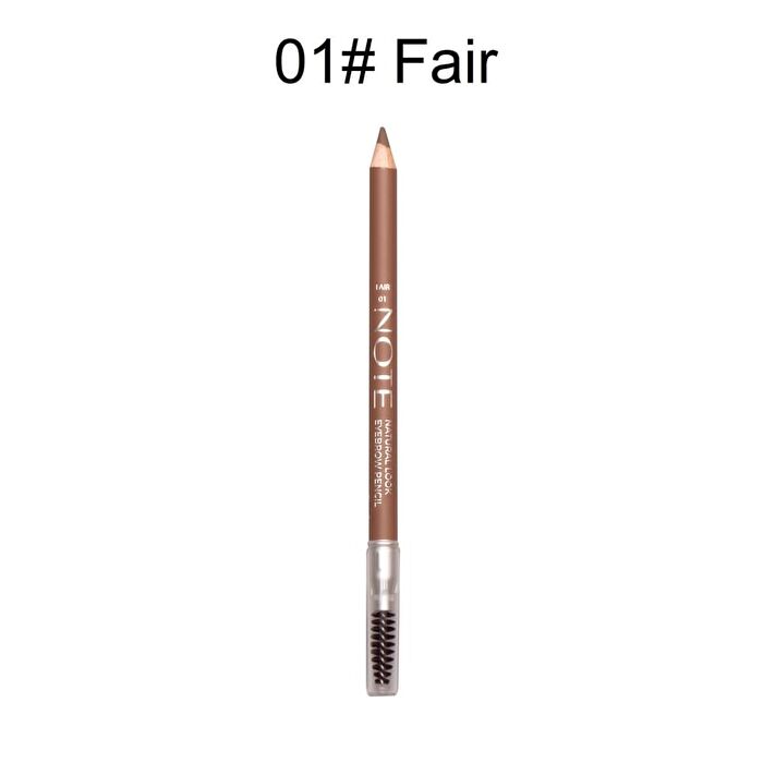 Note Natural Look Eyebrow Pencil - 6 Colors - 06# Black - 1.08g
