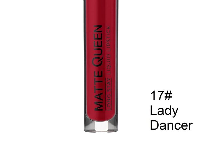 Matte Queen Liquid Lipstick - 12 Colors - 01# Elegant Nude - 4g