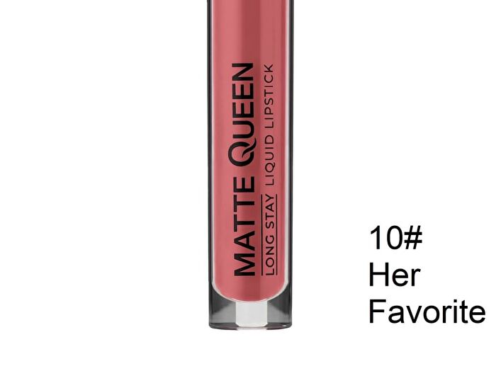 Matte Queen Liquid Lipstick - 12 Colors - 02# Ruby Chocolate - 4g