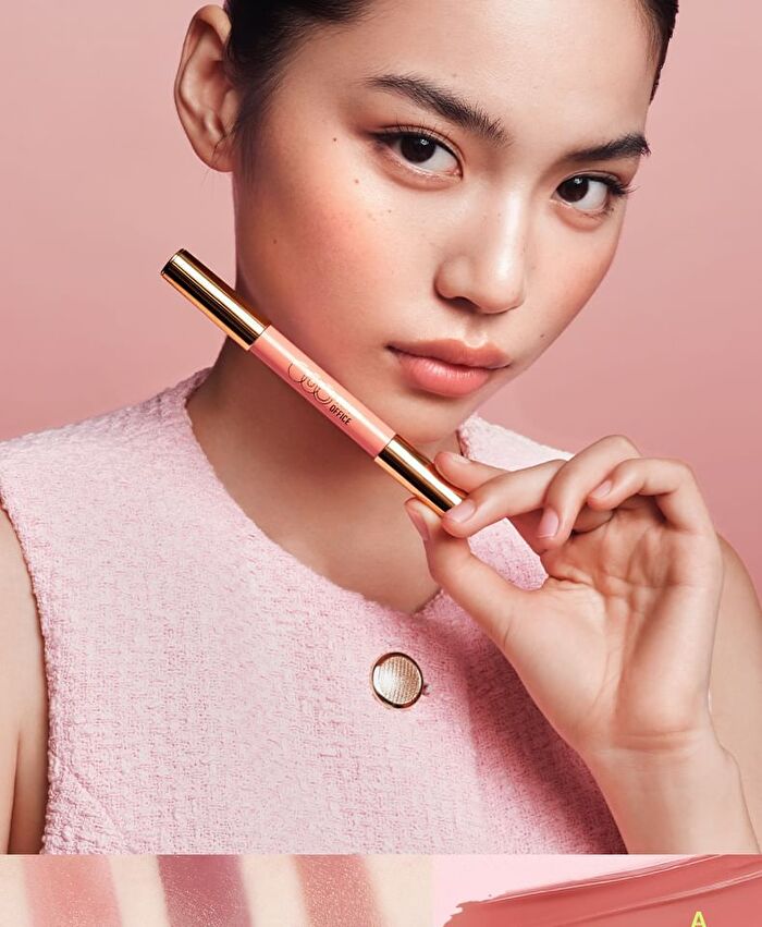 Out-of-office Dual-Ended Blush Multi-Use Pen - 9 Colors - Y06# Misty Peach - 5g