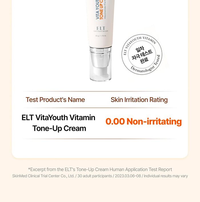 Elt Cosmetics Vita Youth Vitamin Tone Up Cream - 50g