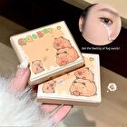 Cute and Cloud-Touch Blotting Paper - 3 Types - #01 Kapibala - 100pcs