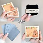 Cute and Cloud-Touch Blotting Paper - 3 Types - #03 Pudding Cat - 100pcs