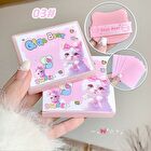 Cute and Cloud-Touch Blotting Paper - 3 Types - #03 Pudding Cat - 100pcs