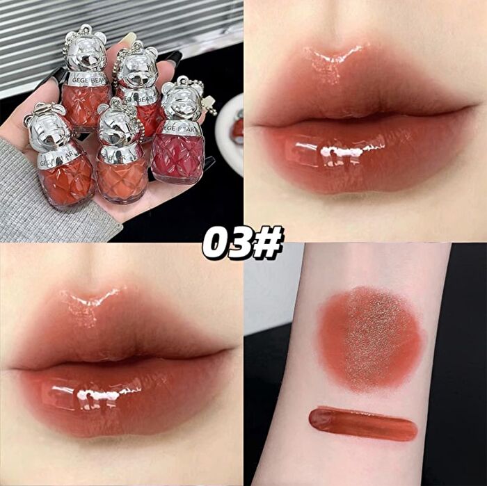 Bear Sheer Hydrating Liquid Lipstick  - 6 Colors - #03 Coastal Sunset