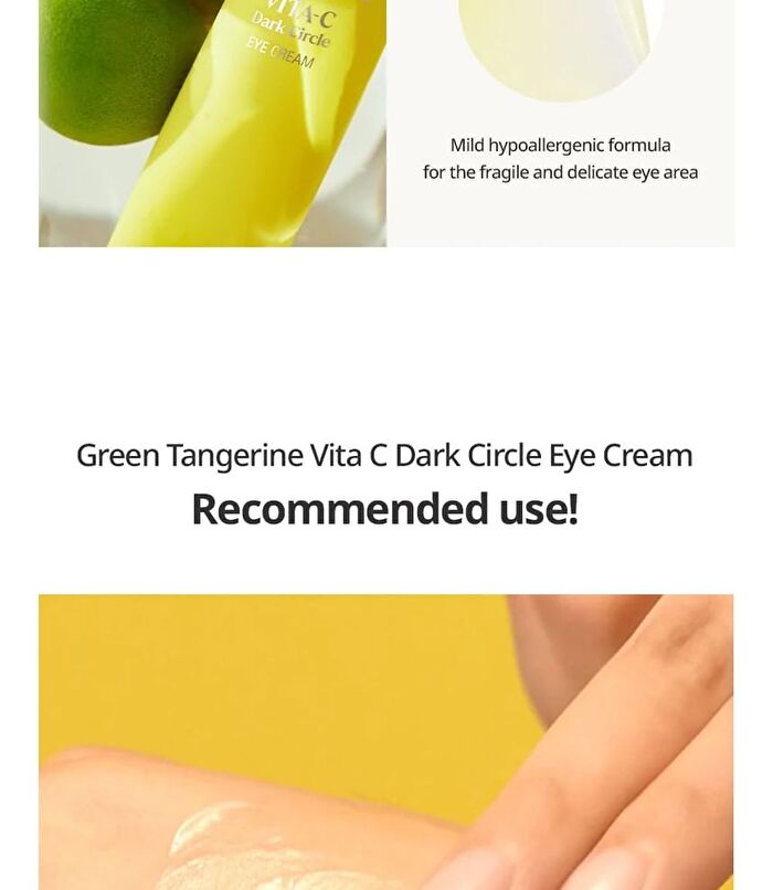 Green Tangerine Vita C Dark Spot Care Eye Cream - 2025 Version - 30ml