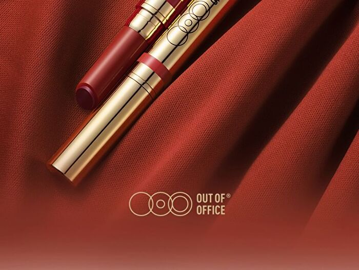Out-of-office 2 In 1 Glossy Lip Balm & Lipliner - 6 Colors - 05# Nude-Toned Milk Tea (1.3g + 300mg)