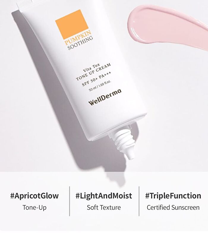 Pumpkin Vita Tox Tone Up Cream - 50ml