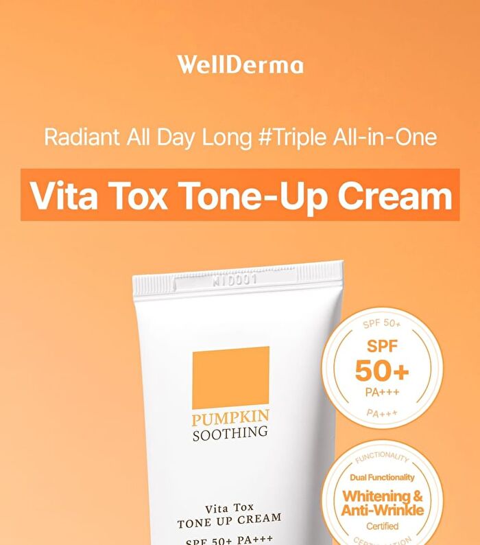 Pumpkin Vita Tox Tone Up Cream - 50ml