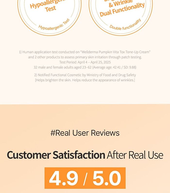 Pumpkin Vita Tox Tone Up Cream - 50ml