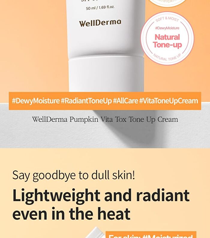 Pumpkin Vita Tox Tone Up Cream - 50ml