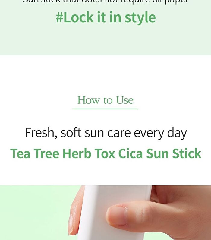 Teatree Herb Tox Cica Sun Stick - 19g