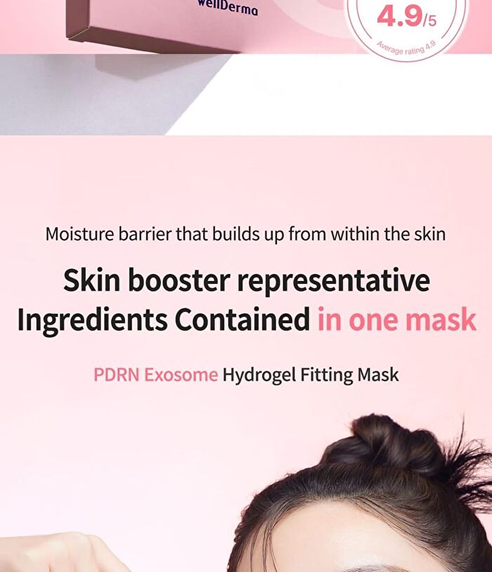 Premium PDRN Exosome Hydrogel Fitting Mask Set - 30g x 4 sheets