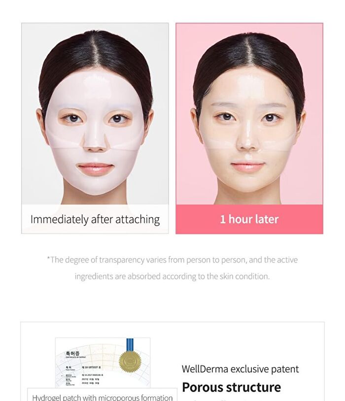 Premium PDRN Exosome Hydrogel Fitting Mask Set - 30g x 4 sheets