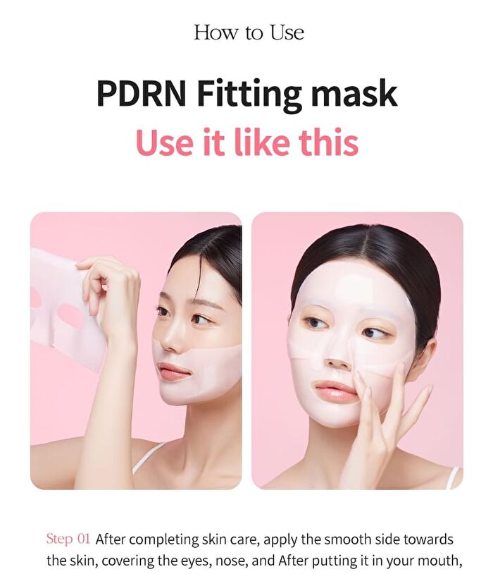 Premium PDRN Exosome Hydrogel Fitting Mask Set - 30g x 4 sheets