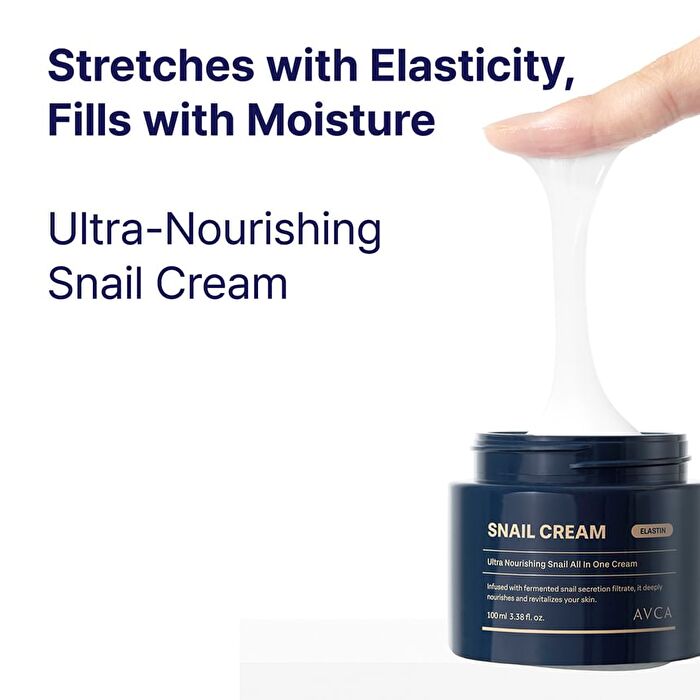 Avca Ultra Nourishing Snail All In One Cream - 100ml