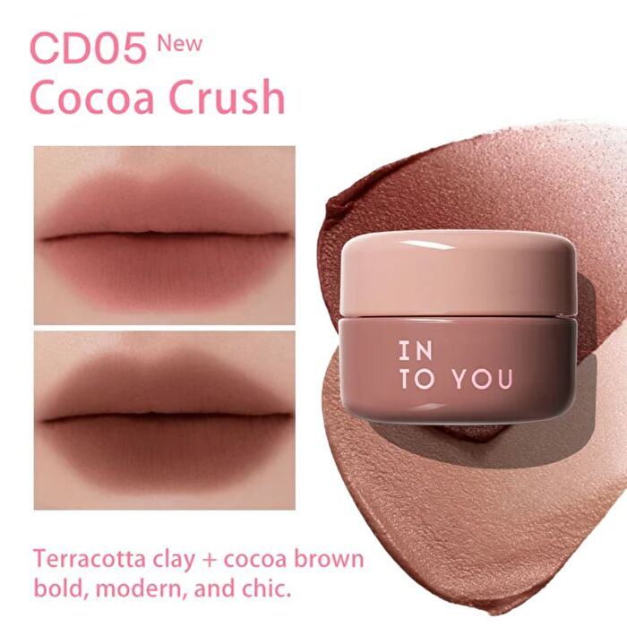 Into You Clash & Dou Lip Mud - 6 Colors - #CD02 Candy Pop - 5g