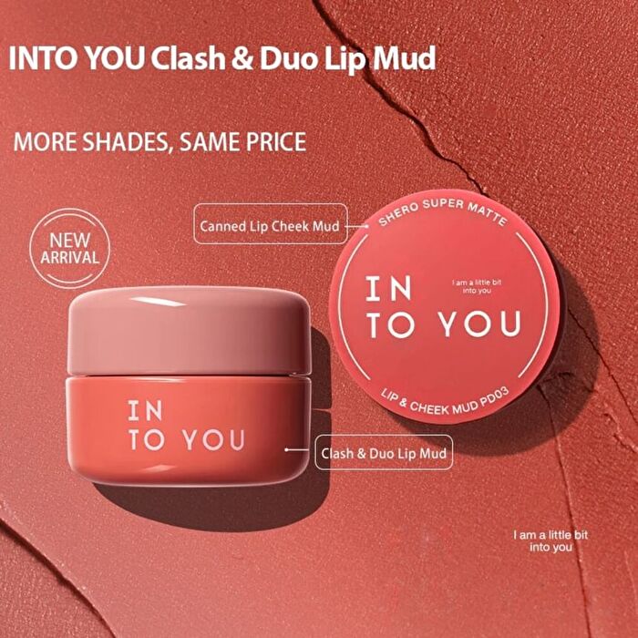 Into You Clash & Dou Lip Mud - 6 Colors - #CD05 Cocoa Crush - 5g
