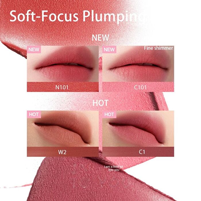 Into You Airy Touch Moist Lip Mud - 5 Colors - #W101 Sugar Melon - 2.1g  (2.0 ver)