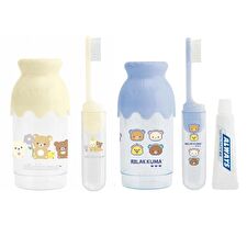 San-X Rilakkuma Toothbrush Set - 1 set