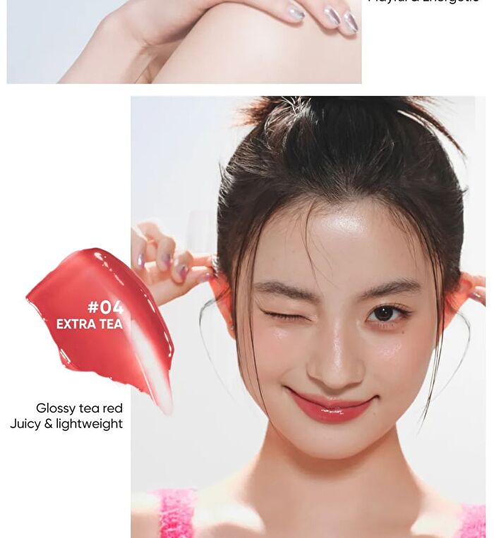 Ice Watery Lip Gloss-Gen 2 - 10 Colors - #02 Juicy Strawberry - 2.4g