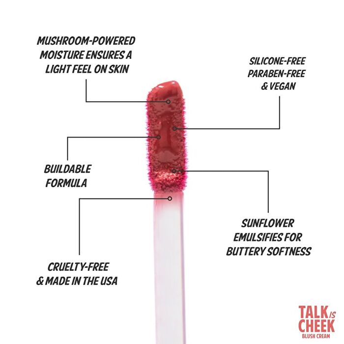 theBalm Talk is Cheek : Cream Blush - 6 Colors - Chatter - 4ml