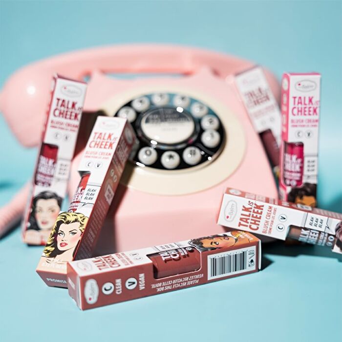 theBalm Talk is Cheek : Cream Blush - 6 Colors - Debate - 4ml